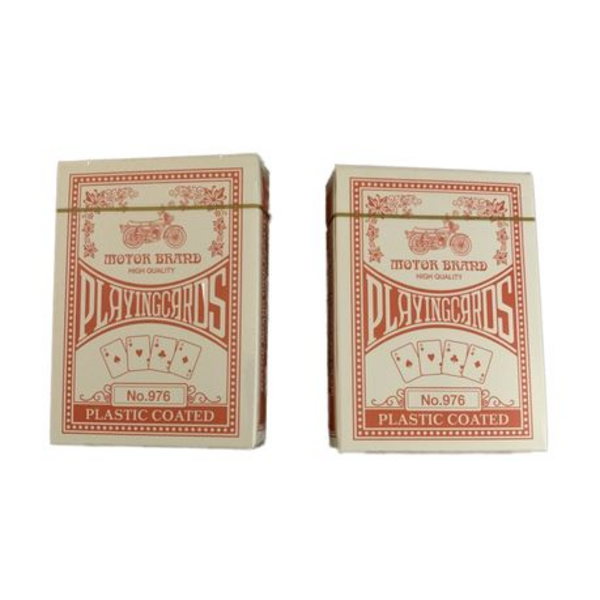 Plastic Coated Club Special High-Quality Playing Cards - 2 x Pack Red