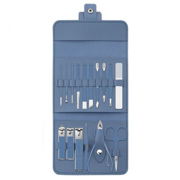 Manicure Set 16 in 1 Stainless Steel Nail Clipper Kit