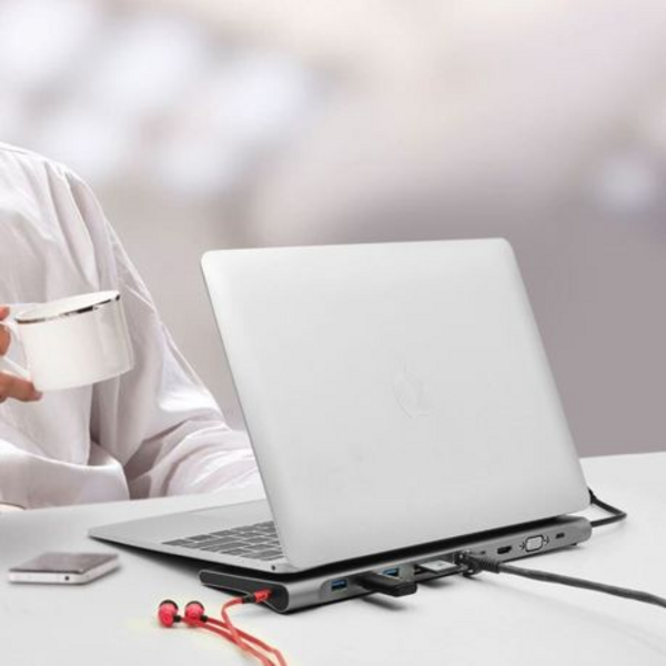 Multi-Function Type C 11 in 1 Hub Docking station