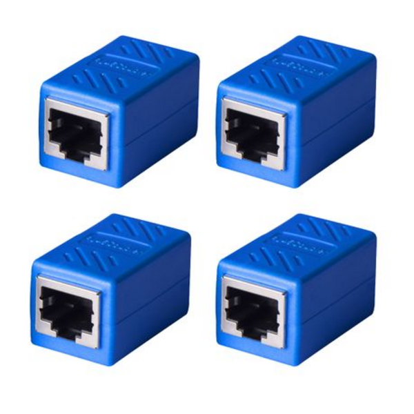 Network Cable Straight-through Head Network Cable 2-way Extender Adapter