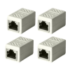 Network Cable Straight-through Head Network Cable 2-way Extender Adapter