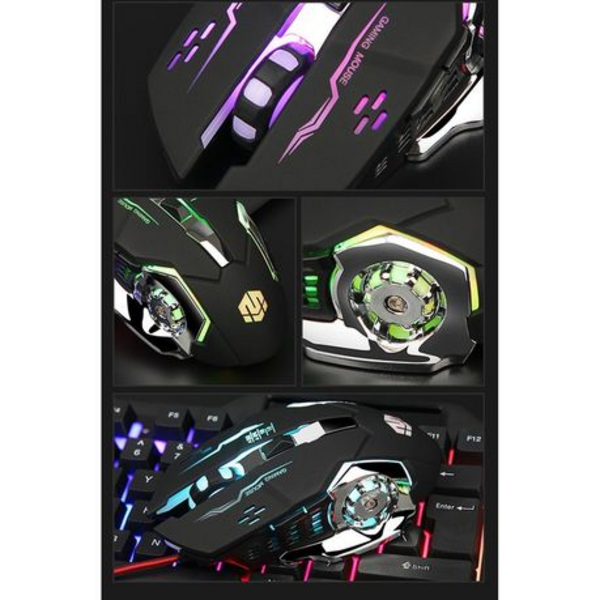 d30be92a-c62d-4499-8b46-3eecfd2a109b.png RGB Wired Gaming Mouse - 6 Buttons, 3600 DPI, LED Backlight, 1.5m USB Cable