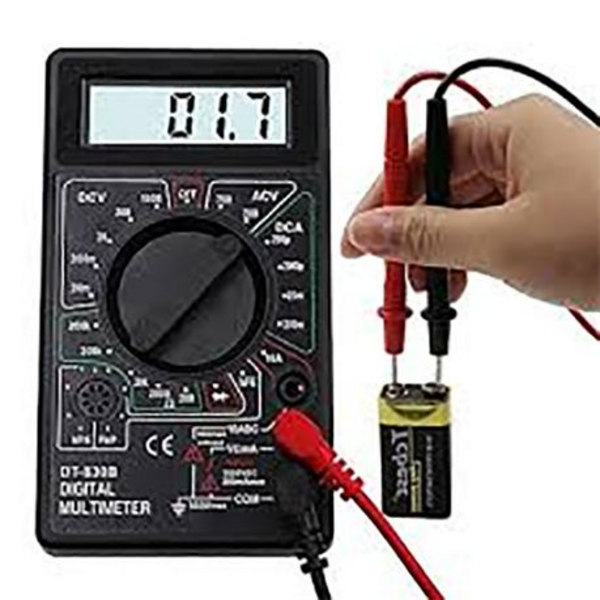 Digital Multimeter AC/DC Voltmeter, Ohm Amp Meter, Battery Tester 750V