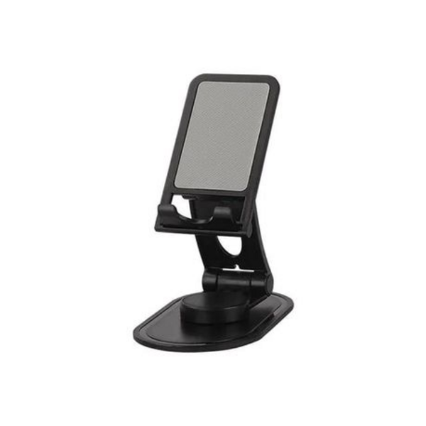 Adjustable Tablet & Phone Holder: Hands-Free Comfort & Versatile Use- Black