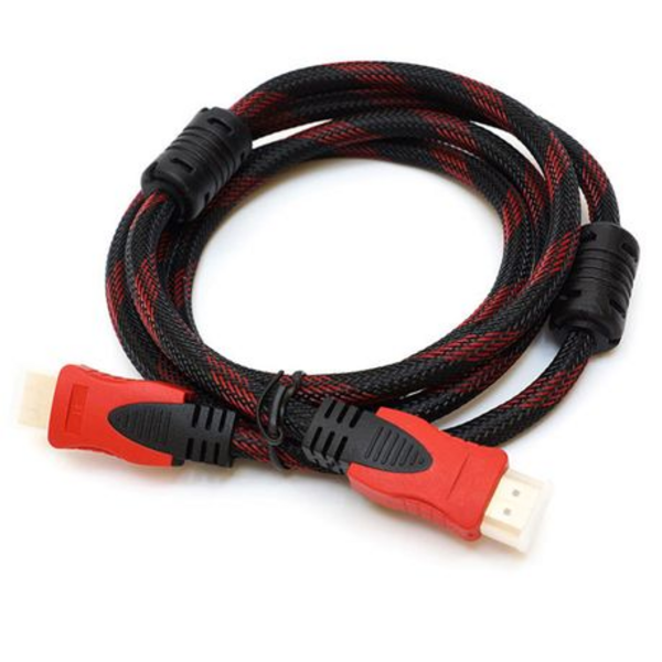 2e0f21d4-2d08-4310-9f61-c760cab493d1.png HDMi Cable Braided 3m - Black & Red