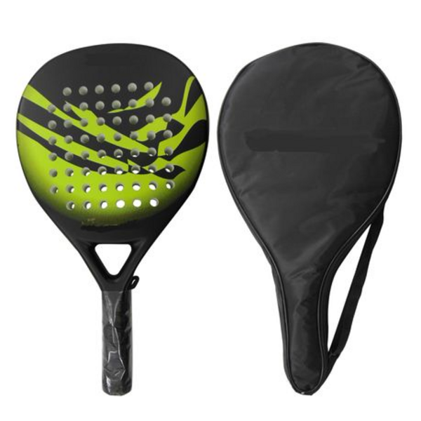 3f051c93-b6bd-4120-8f5a-2c1ea01d4fda.png 100% Carbon Light Weight Padel Racquet With Non Slip Grip & Case