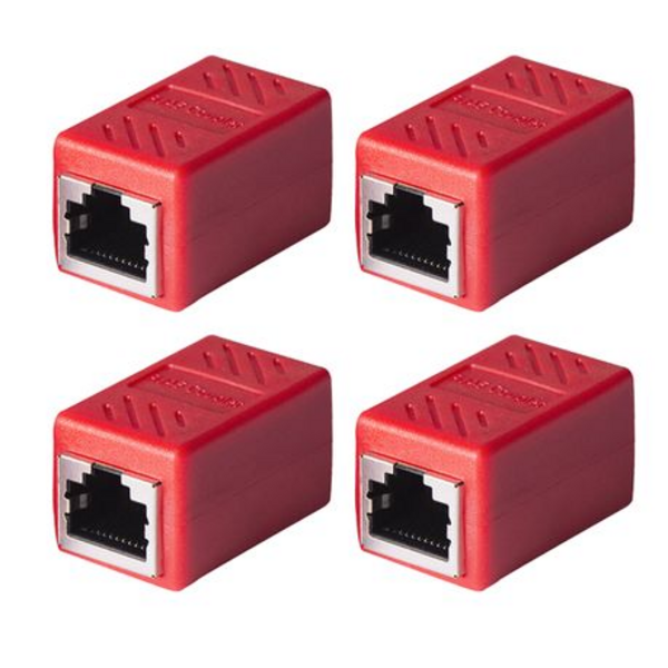 Network Cable Straight-through Head Network Cable 2-way Extender Adapter