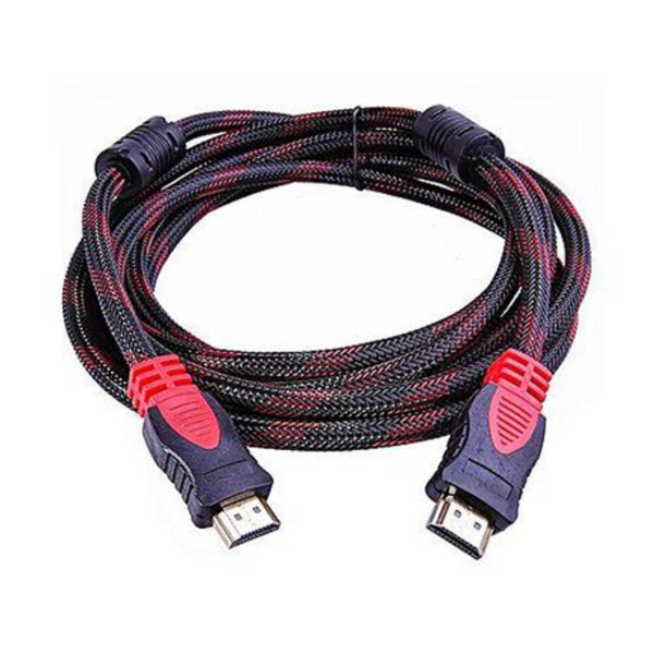 HDMi Cable Braided 3m - Black & Red