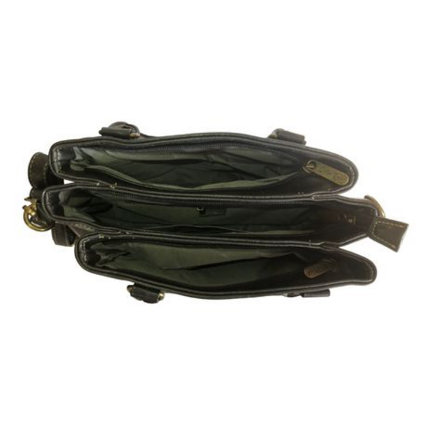 Cotton Road Midi-3 Sections Floral Embroidered Handbag