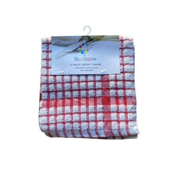 Blossom 3 Pack Heavy Swabs 33 x 33cm
