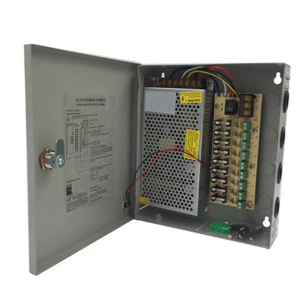 Switching Power Supply 12V 15A 9CH Box Q-TI67