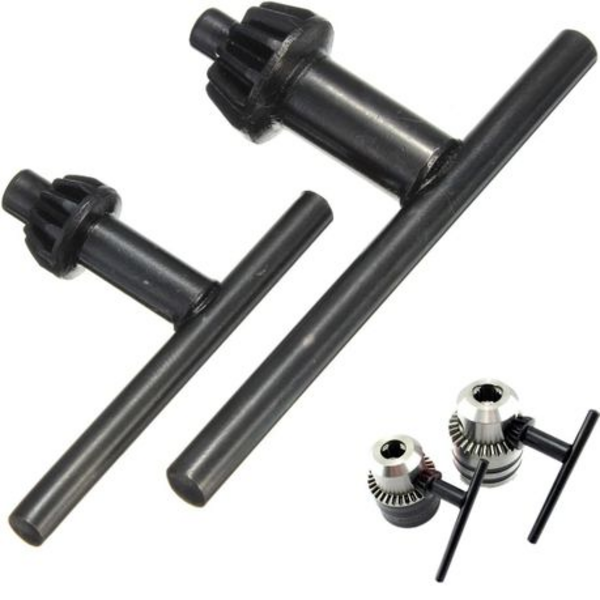 Drill Chuck Keys Replacement Set: 10mm and 13mm