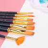 af36940f-9dac-4703-a750-b16ce20704a8.png 7pcs Multi shapes Artist Paint Brush Set Watercolour Acrylic Nylon Hair