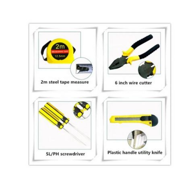 12-Piece Alloy Steel Tool Set for Home and DIY Projects