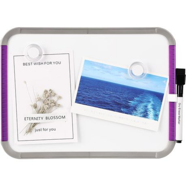 DELI Magnetic Whiteboard, School Writing Board with Marker