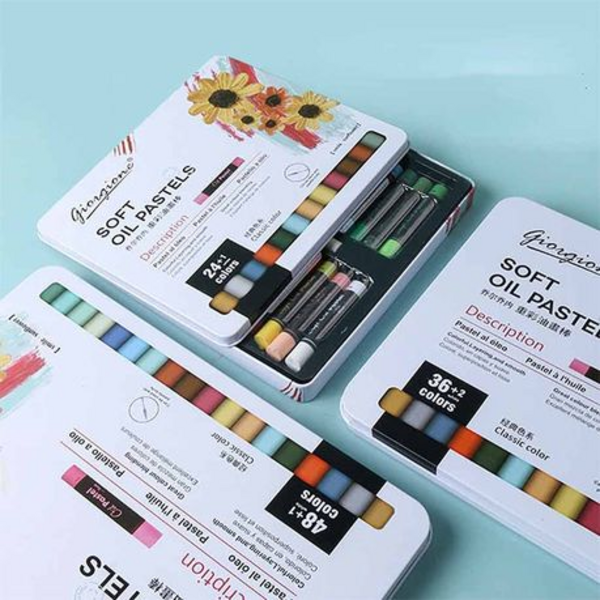 50-Piece Artist Oil Pastel Set