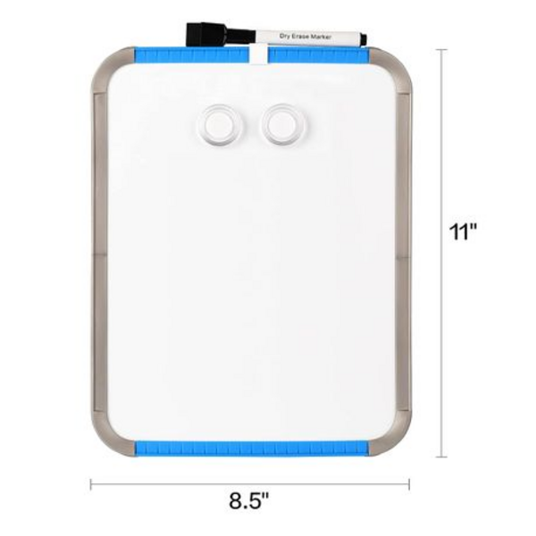 DELI Magnetic Whiteboard, School Writing Board with Marker