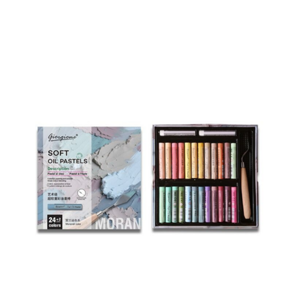Giorgione Heavy Color Oil Paint Stick Super Soft Crayon Scraper Set