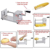 caa28494-0573-49e2-a575-4e530f25f608.png Stainless Steel Tornado Potato Spiral Cutter - Manual Crank Slicer