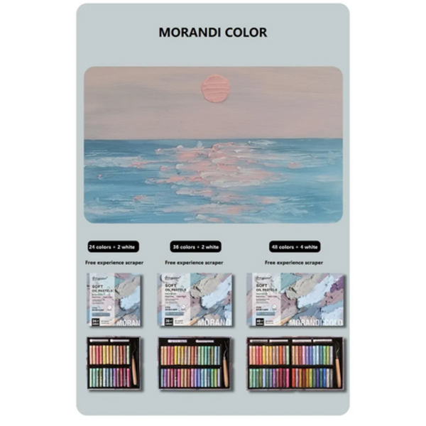 Giorgione Heavy Color Oil Paint Stick Super Soft Crayon Scraper Set