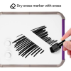 DELI Magnetic Whiteboard, School Writing Board with Marker