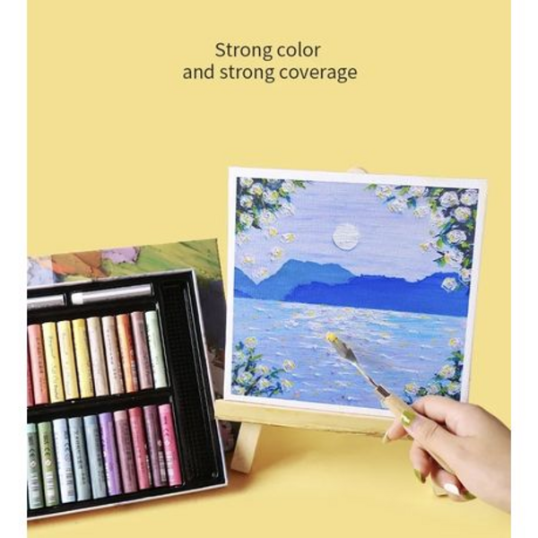 Giorgione Heavy Color Oil Paint Stick Super Soft Crayon Scraper Set