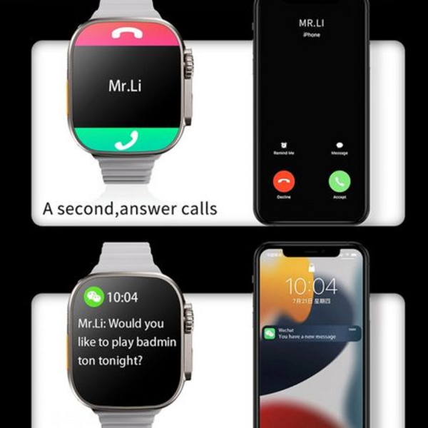 cb1c27be-ea46-4df0-8ffb-04d70675e45f.png TS8 Ultra Smart Watch with Bluetooth calling - Black