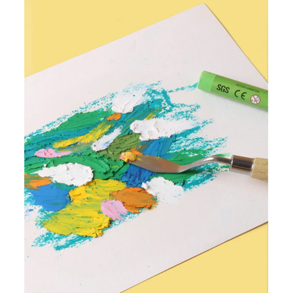 Giorgione Heavy Color Oil Paint Stick Super Soft Crayon Scraper Set
