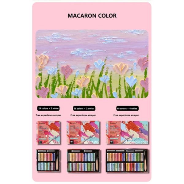 Giorgione Heavy Color Oil Paint Stick Super Soft Crayon Scraper Set